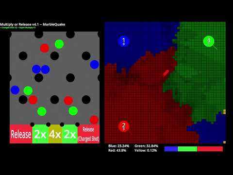 Multiply or Release + Charged Shot #29 | Marble Race in Godot