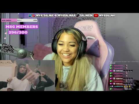 Mya Salina REACTS to Sdot Go - Throw A Few (Official Music Video)(Shot By KloVizionz)