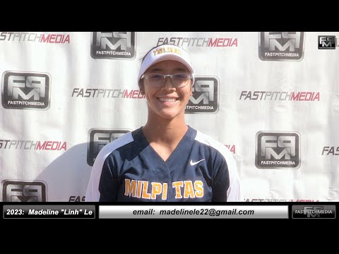 2023 Madeline Linh Le Committed Duke University Athletic Shortstop & Outfield Softball Skills Video