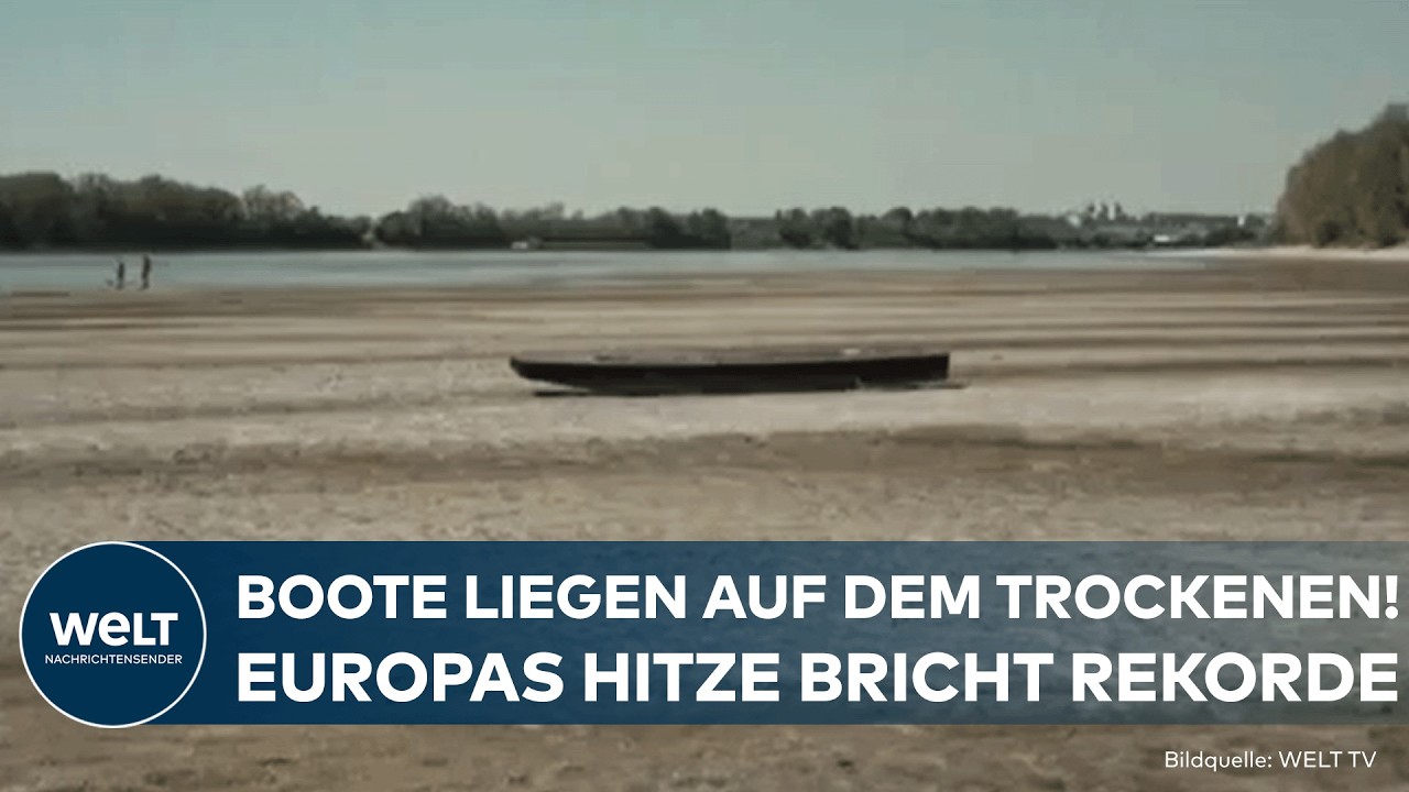 HITZE IN EUROPA: Donau-Pegel sinkt dramatisch! Frankreich und Ungarn melden neue Rekorde!