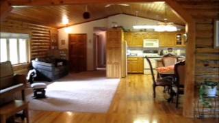 preview picture of video 'Birchmont Drive Log Home, Bemidji, MN'