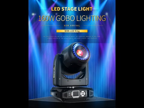 SHEHDS  (8-Prism) LED Spot 160W Gobo Lights With Aperture