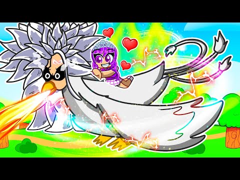 Playing as a PROTECTIVE INFINITY SUPER SAIYAN GOKU BIRD in Roblox Feather Family!