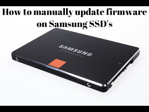How to manually install new firmware on Samsung SSDs