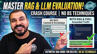 Mastering LLM Chatbots And RAG Evaluation Crash Course