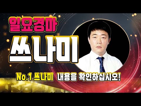 정통경마 쓰나미 7/6- 일요 경마!! 내용과 싸이즈가 다른 정통 경마 분석 방송