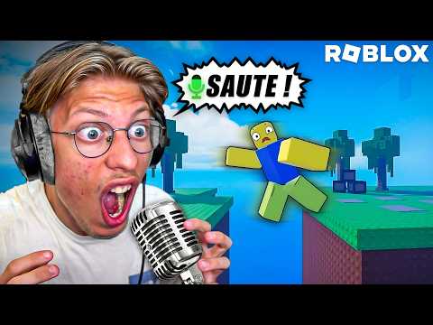 Roblox, but to JUMP you have to SHOUT... (it's absolutely hilarious)