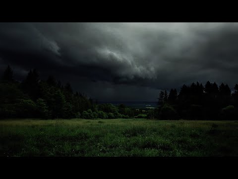 Massive Summer Thunderstorm Incoming | Rolling over Mountains | Calm Before the Storm | 3 HOURS