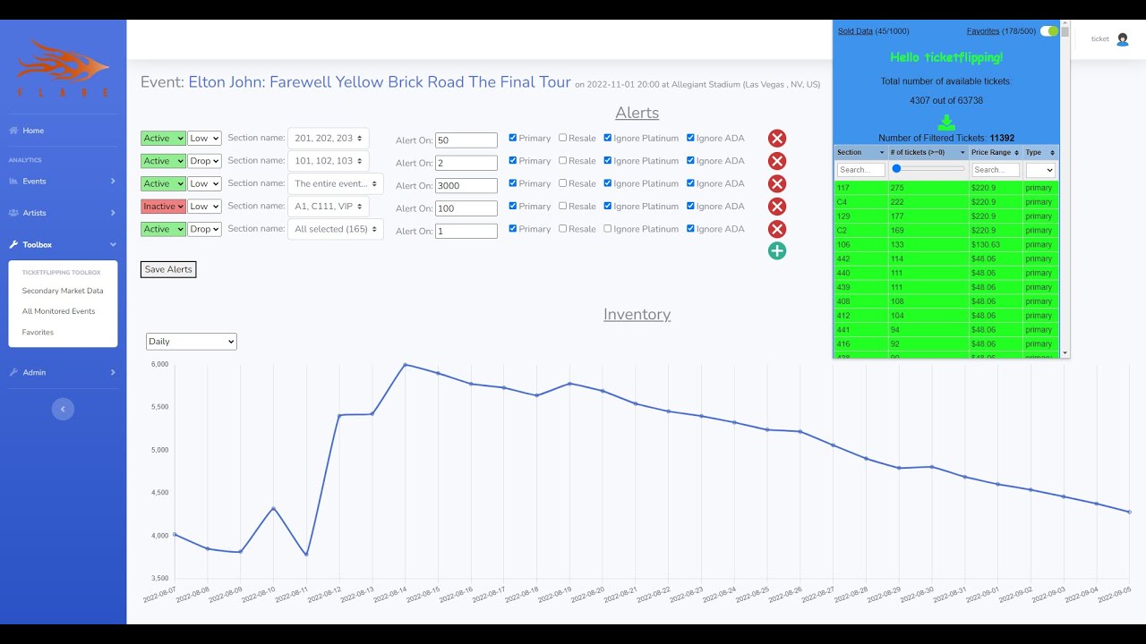 Flare bot walkthrough video