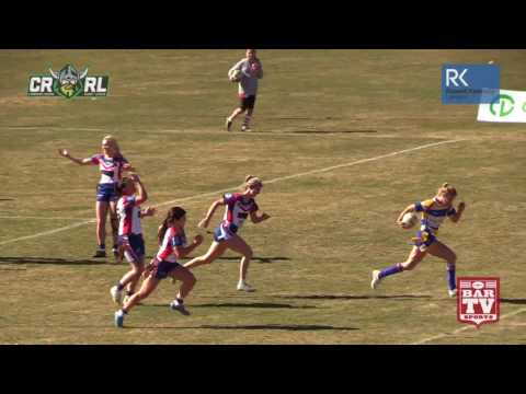 2017 Canberra RL Round 15 Ladies League Tag Highlights - Woden Valley Rams Vs Tuggeranong