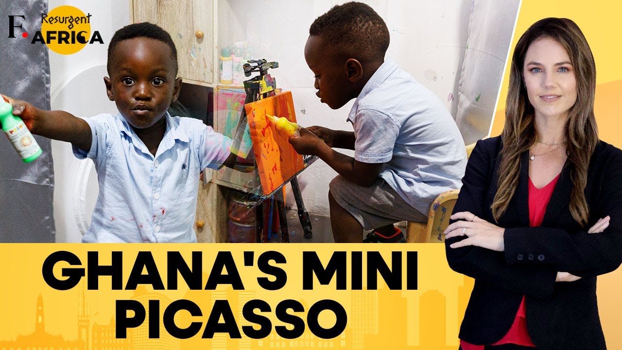 Ghana: 23-Month-Old Toddler Sets Guinness World Record with Painting | Firstpost Africa