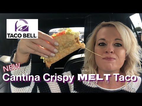 Taco Bell New Cantina Crispy Melt Taco Review 🌮