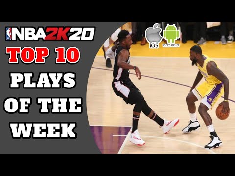 NBA 2K20 MOBILE - Top 10 plays of the week (2020 New year special)