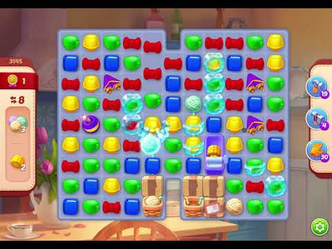 HomeScapes Level 3145 no boosters (16 moves)