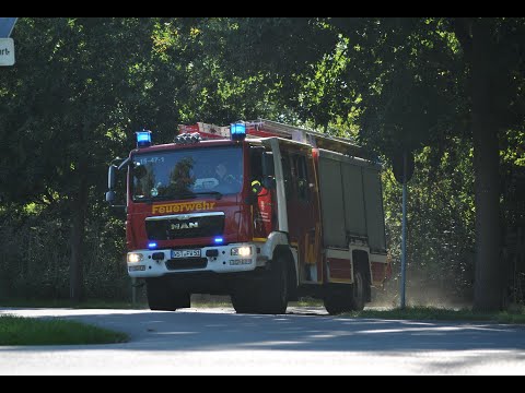 Freiwillige Feuerwehr Westerstede - RW + LF20 + TLF + LF8 ausrückend zu einem Einsatz!