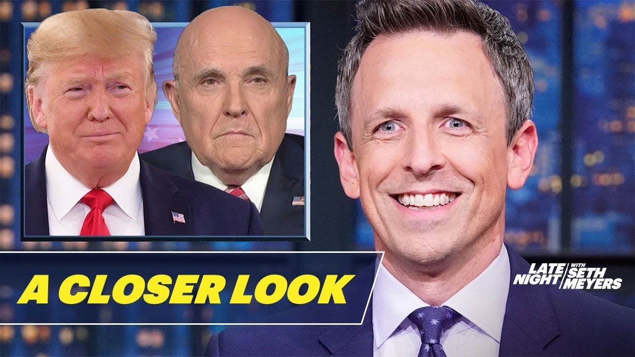 Rudy Giuliani Butt-Dials Reporter; Trump Booed at World Series: A Closer Look - YouTube