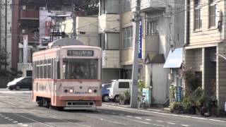 preview picture of video '【岡山電気軌道】7600形7601＠中納言〜門田屋敷('13/01)'