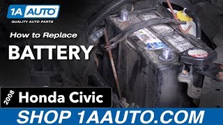 How to Replace Battery 05-11 Honda Civic