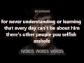 Bo Burnham - Art is Dead with Lyrics!