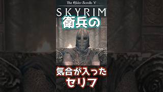 【スカイリム】エイジスベインで衛兵の気合いが入る理由  #スカイリム #skyrim