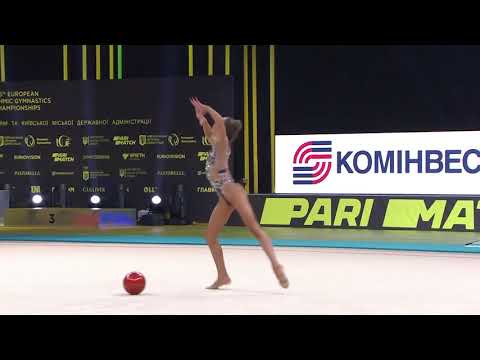 Anette Vaher (EST) - Ball Q - 2020 European Championships Kyiv