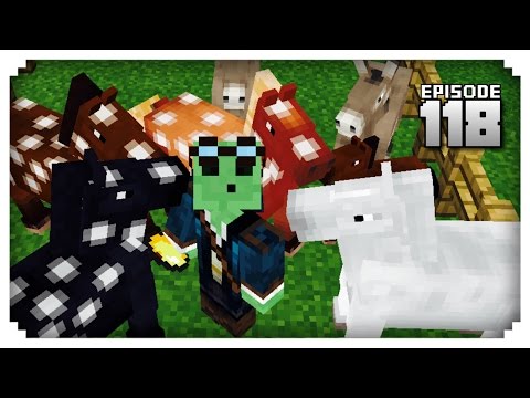 Let's Play Minecraft PE - Ep.118 : Breeding the Ultimate Horse!