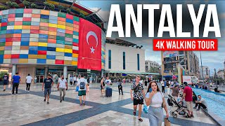 ANTALYA, Türkiye 🇹🇷 Akdeniz Enerjisi | 4K Yürüyüş Turu
