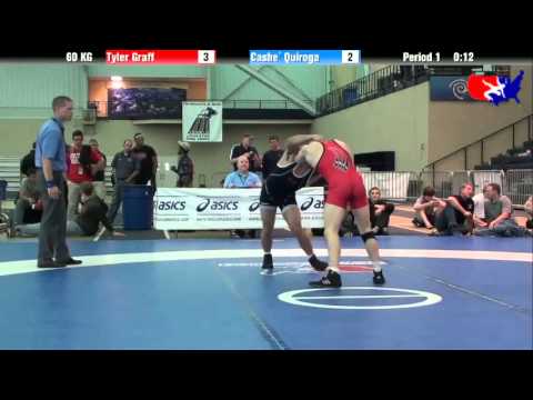 Tyler Graff vs. Cashe` Quiroga at 2013 ASICS University Nationals - FS