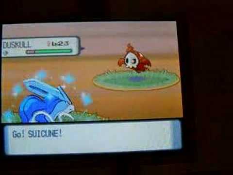 shiny duskull being caught