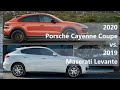 2020 Porsche Cayenne Coupe vs 2019 Maserati Levante (technical comparison)