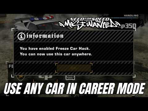 Use Any Car in Career Mode in NFS Most Wanted 2005 🔥 (Police & Boss Cars Unlocked in 2025!)