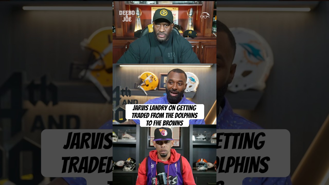 #JarvisLandry showed the #Dolphins loyalty and still got traded to the #Browns 👀 #DeeboAndJoe #NFL
