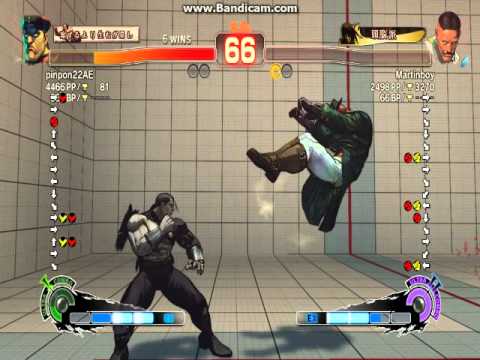 SSF4 AE PC pinpon22AE(Vega) vs Martinboy(Dudley) Endless Mode