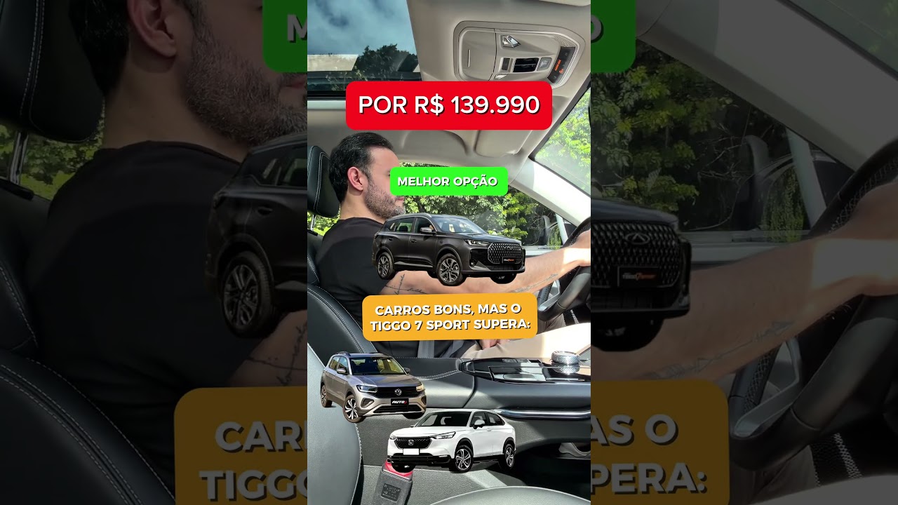 NOVO TIGGO 7 SPORT VALE A PENA? 🚨
