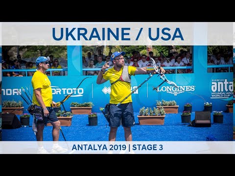 Ukraine v USA – recurve men's team bronze | Antalya 2019 World Cup S3
