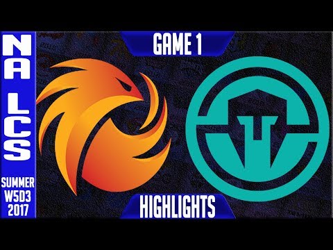 Phoenix1 vs Immortals Highlights Game 1 | NA LCS week 5 Summer 2017 | P1 vs IMT G1