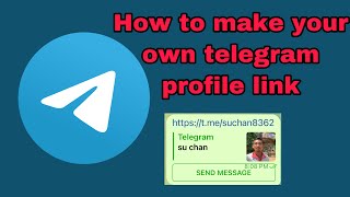 How to make your own telegram profile link
