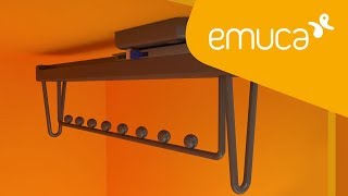 Como instalar um varão trombone extraível no interior do seu roupeiro