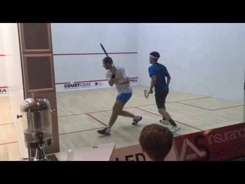 Squash - 2016 Evan Williams vs Simon Rösner game 1