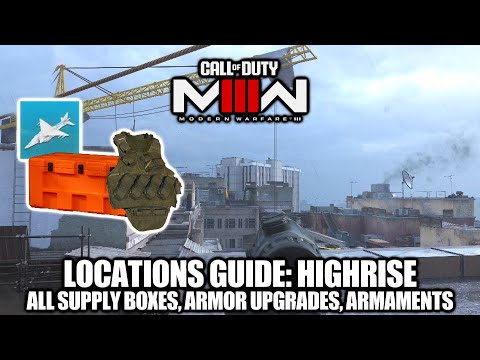 COD Modern Warfare 3 - Highrise Locations (All Weapons, Items, Armor Upgrades, & Armaments)