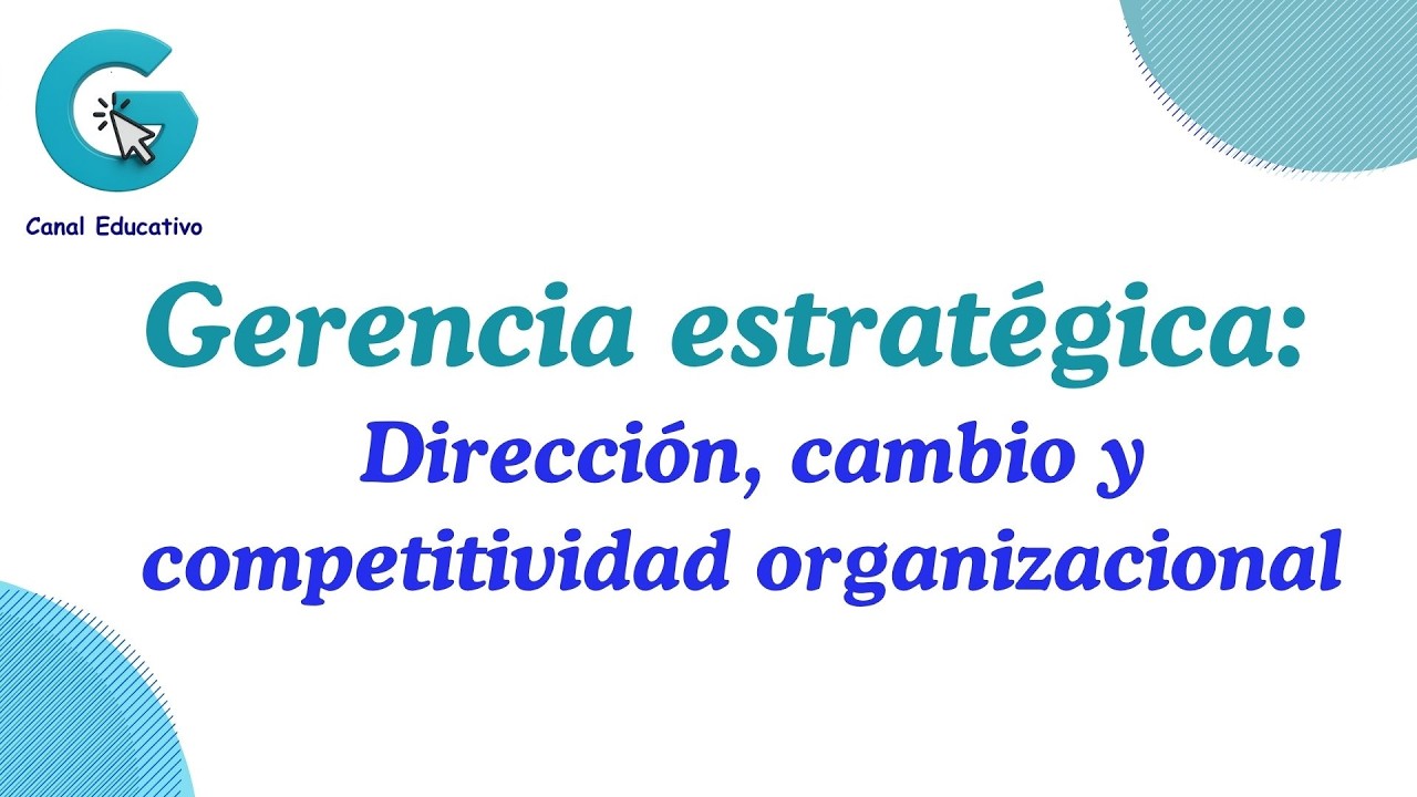 Strategic management: direction, change and organizational competitiveness