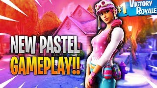 New PASTEL Skin Gameplay In Fortnite Battle Royale..