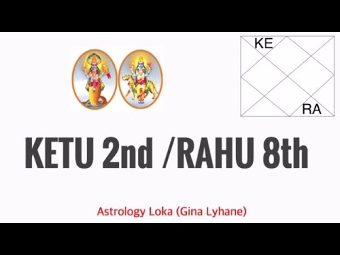 NEW INSIGHTS! KETU  2nd house/RAHU 8th house