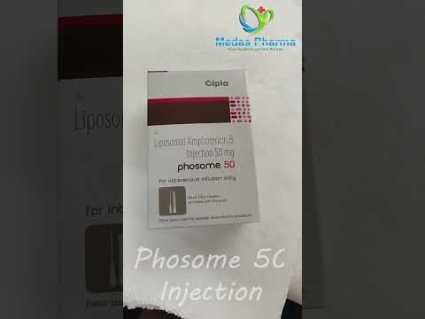Phosome 50 mg injection, cipla ltd, treatment: fungal infect...