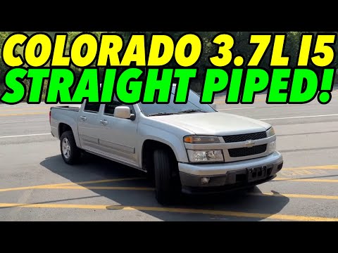 2011 Chevy Colorado 3.7L I5 Exhaust Sound w/ STRAIGHT PIPES!