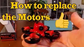 How to replace motors on Eachine E013 Whoop FPV Drone