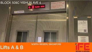 HDB Block 509C Yishun || IFE Elevator