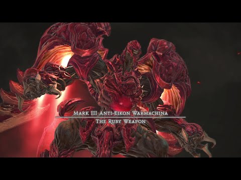 FFXIV Cinder Drift Extreme (Ruby Weapon EX) Synced MiNE Clear: Dark Knight (DRK) Tank PoV