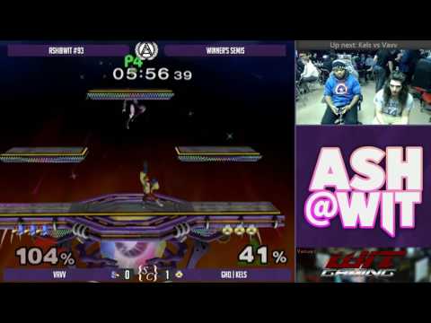 Vavv (Falco) vs GHQ | Kels (Sheik) - ASH@WIT #93 Melee Winner's Semis