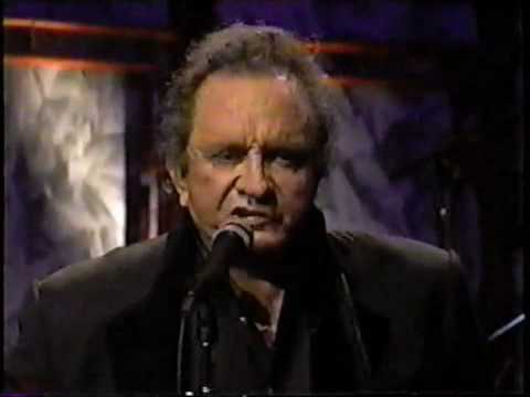 Johnny Cash (with Marty Stuart) sings "Rusty Cage"